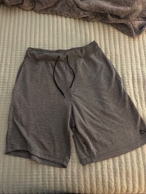 RBX Men's Gray Athletic Drawstring Shorts